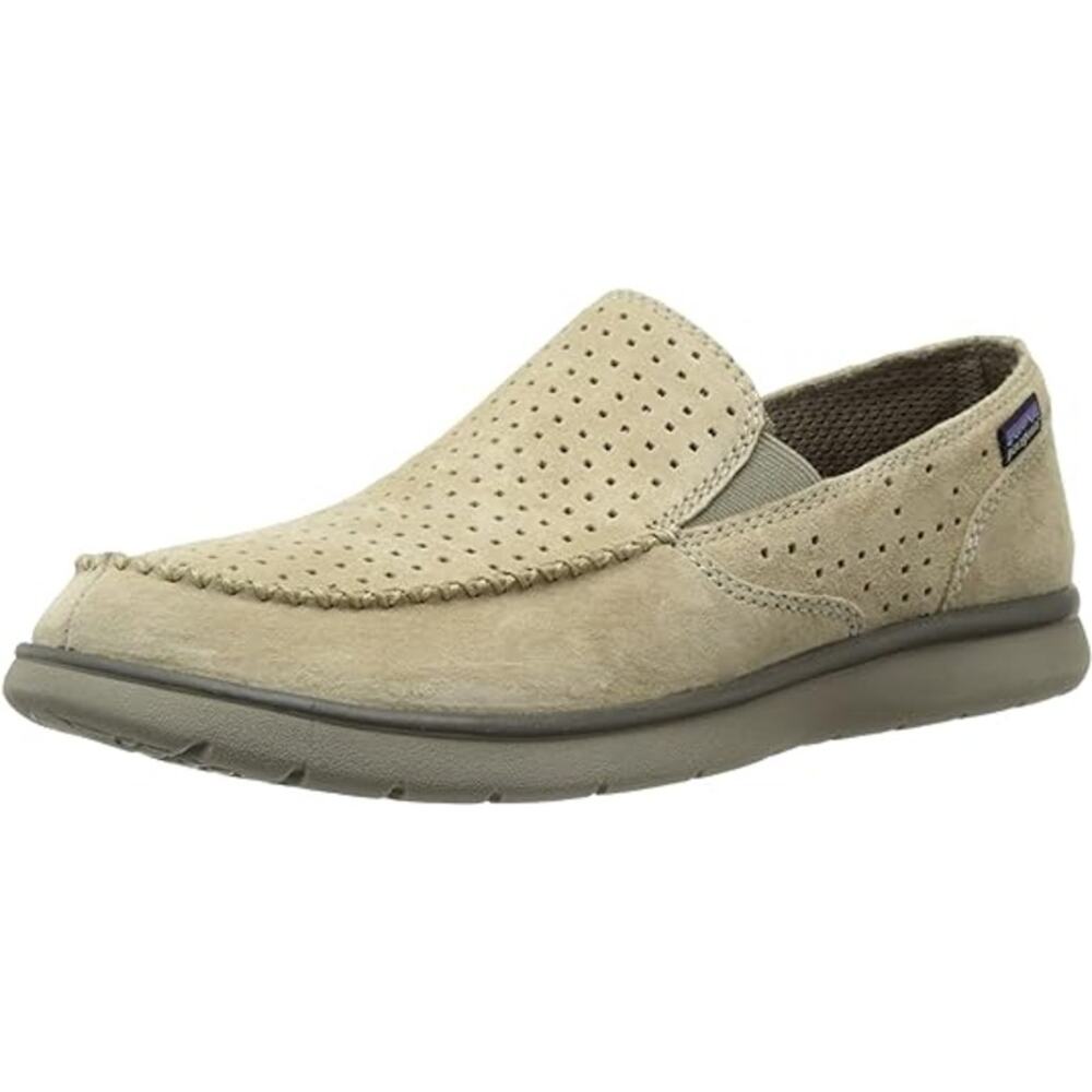 Patagonia Maui Air Retro Khaki Slip On Sneakers Everyday Casual Cozy Beige 10.5